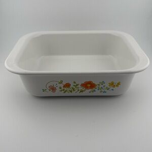 Corningware Wildflower MC-1-8 Dish 8.5”x6.5”